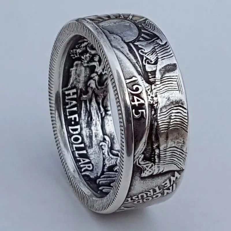 Jewelry × Vintage antique coins Morgan ring Size ONE SIZE - 4 Thumbnail