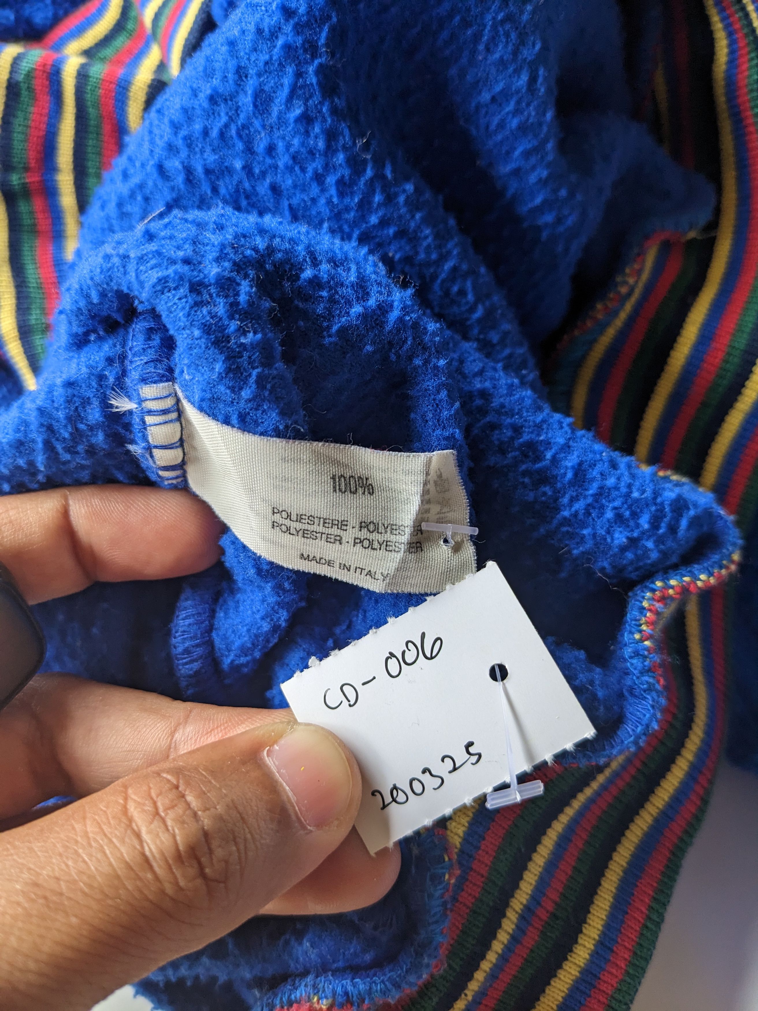 Vintage Trussardi embellish multicolor sweatshirt