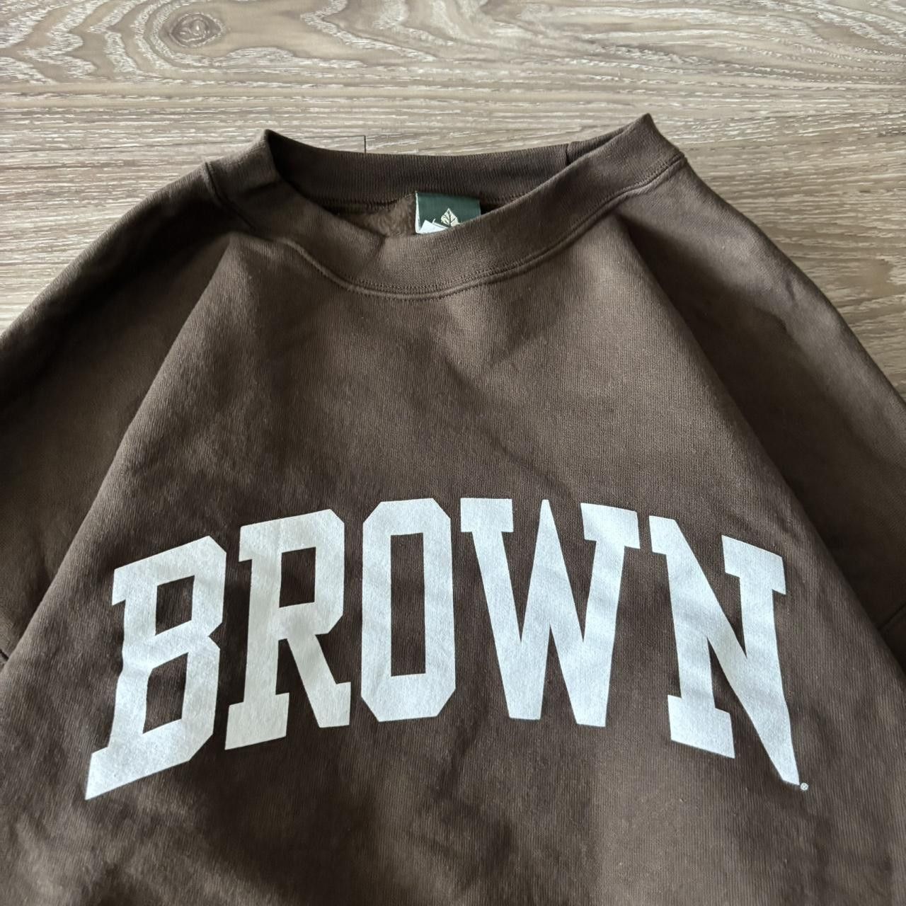 Vintage Crazy Vintage Y2K/2000s Brown Spellout Streetwear Essential Crewneck! Size L Size US L / EU 52-54 / 3 - 2 Thumbnail