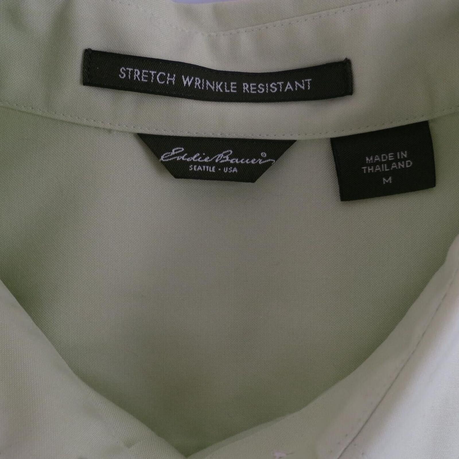 Eddie Bauer Eddie Bauer Stretch Light Green Button-Up Women's Medium Size M / US 6-8 / IT 42-44 - 2 Thumbnail