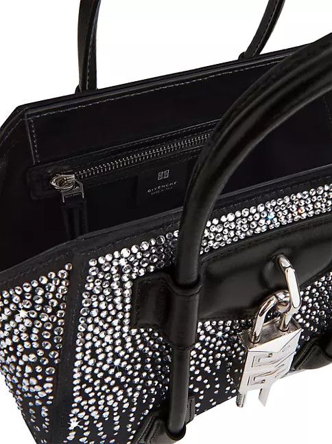 Givenchy o1srvl11e1224 Size: OS/Mini Antigona Lock Bag in Black Size ONE SIZE - 3 Thumbnail