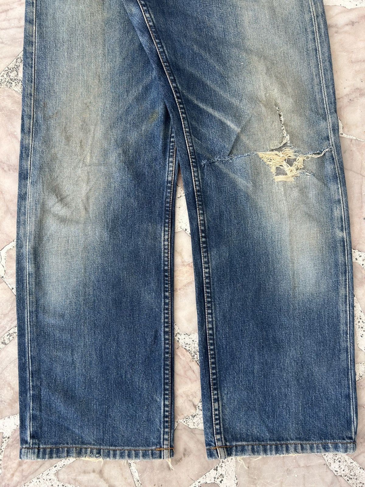 Levi's Levis 503 90s Vintage Distress Denim Size US 29 - 3 Thumbnail