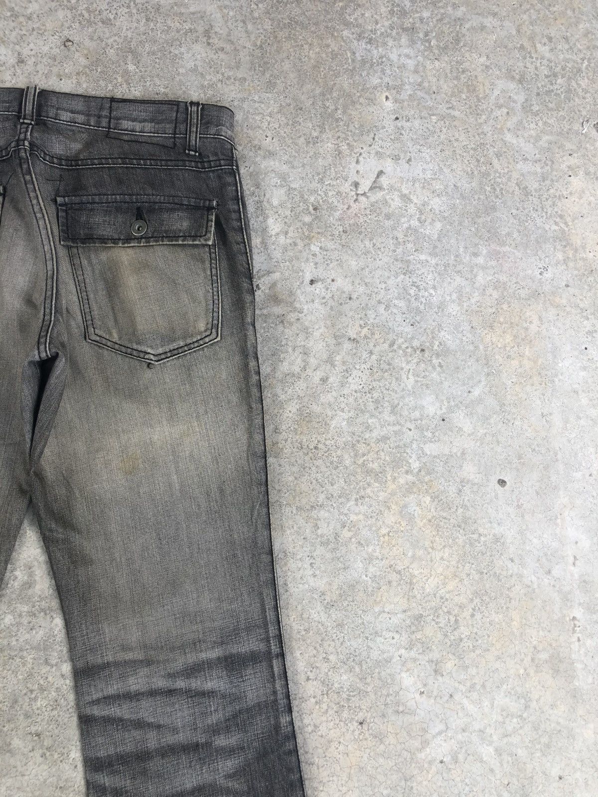 If Six Was Nine Japanese Abahouse Flared Jeans Mud Wash Distressed Jeans Size US 30 / EU 46 - 10 Thumbnail