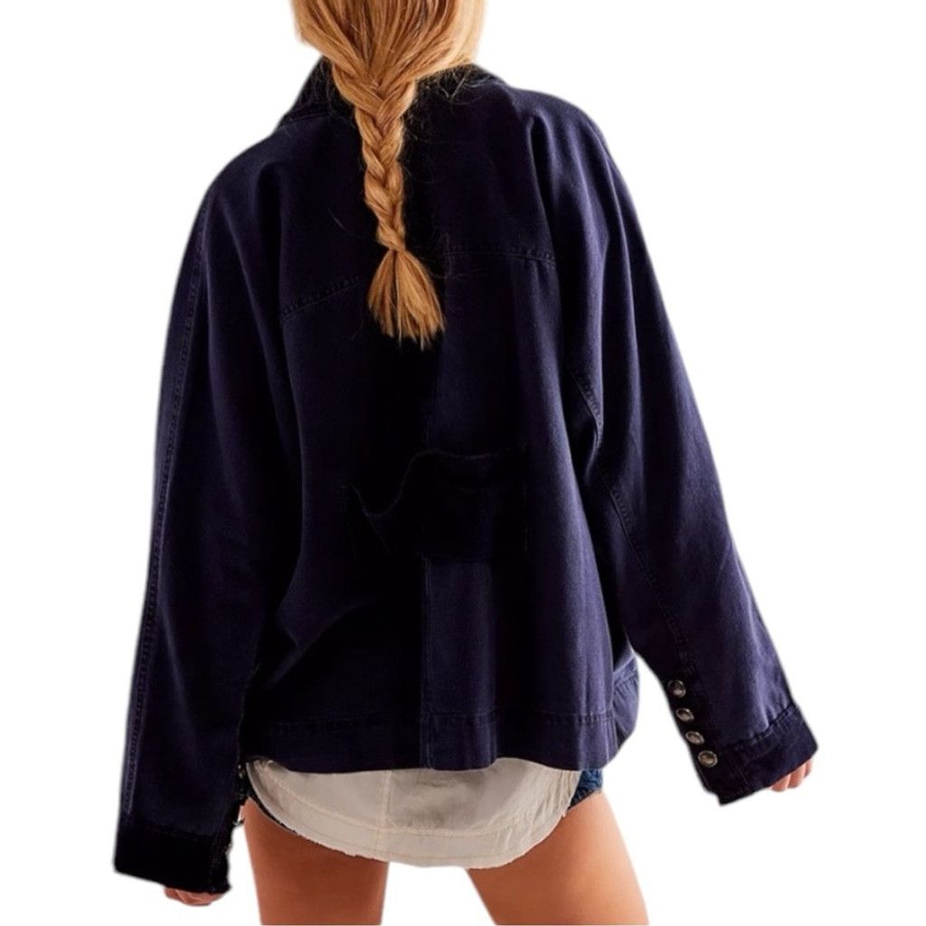 Free People Free People We The Free Viva Surplus Denim Jean Jacket M Size XXS / US 00 / IT 34 - 2 Thumbnail