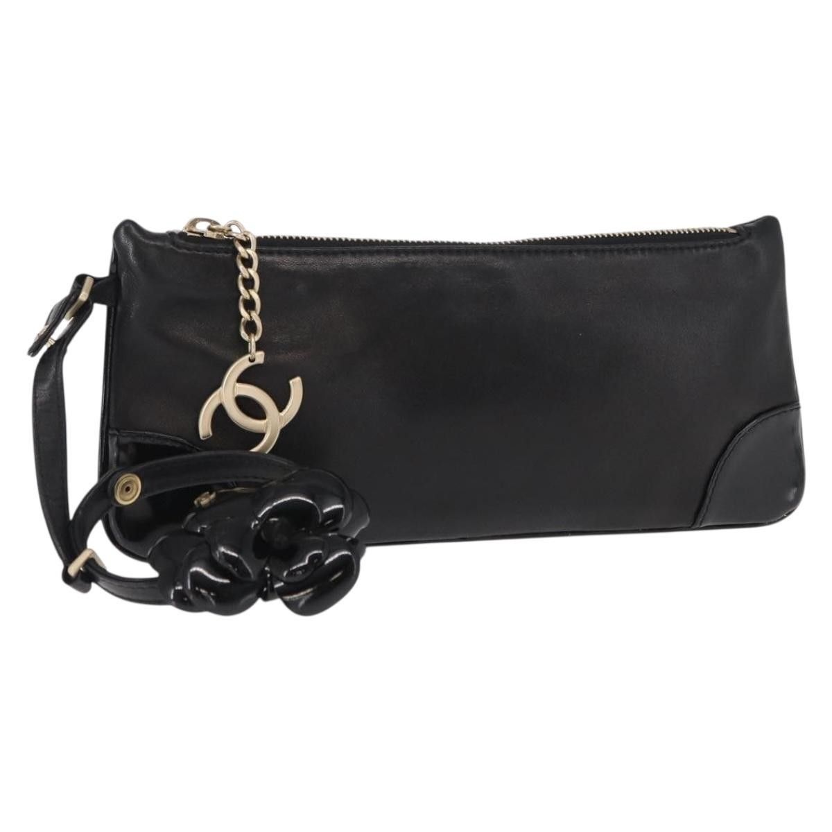 Chanel Chanel Camellia Clutch Bag Leather Size ONE SIZE - 1 Thumbnail