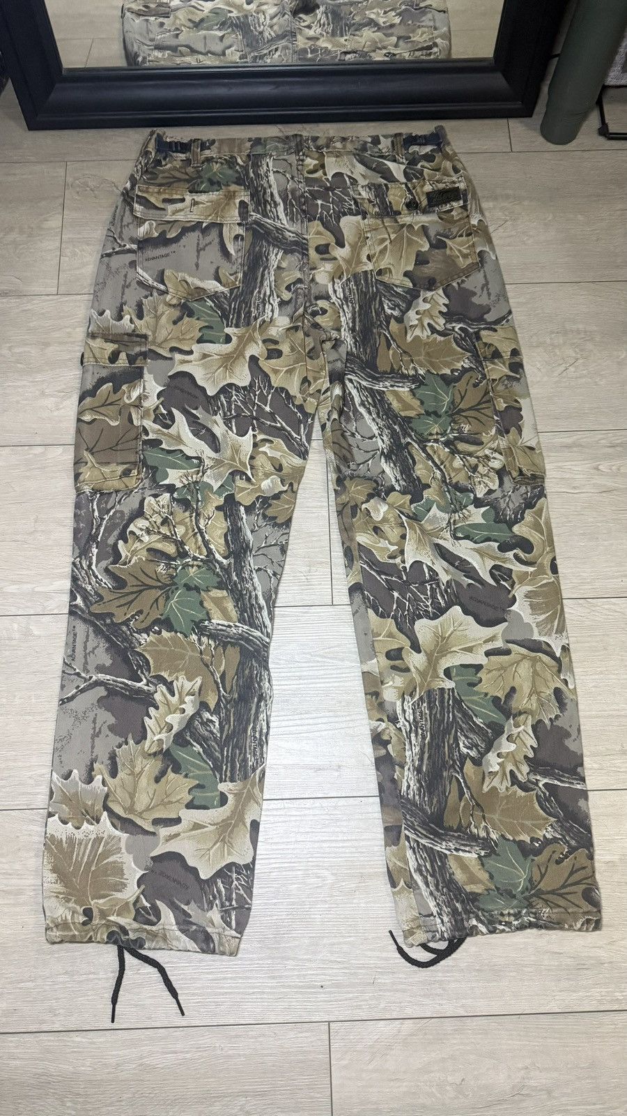 Realtree Vintage 1990s RealTree Camouflage Baggy Cargo Pants Size US 36 / EU 52 - 2 Thumbnail
