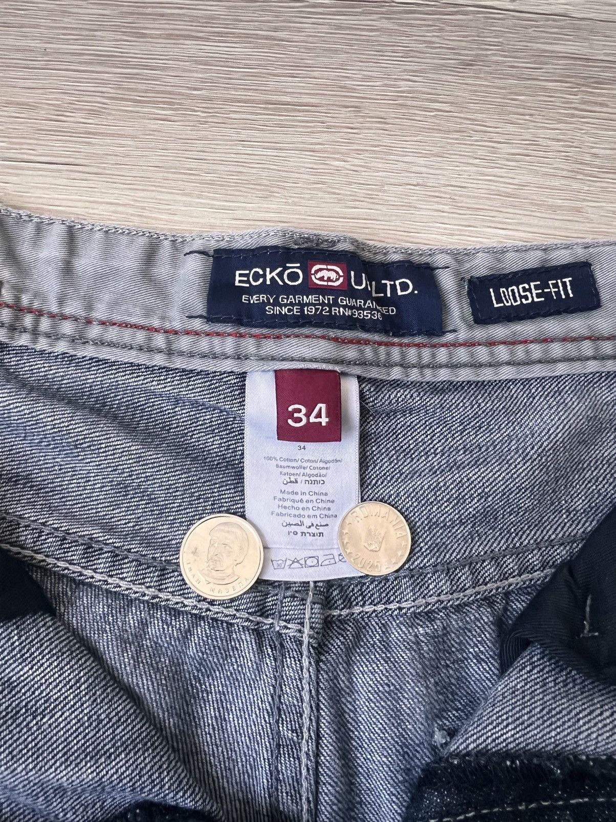 Ecko Unltd. Vintage Ecko Unltd. Baggy Denim Jeans Size US 34 / EU 50 - 12 Thumbnail
