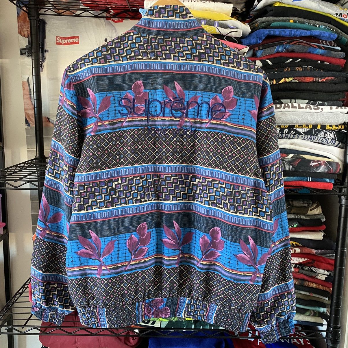 Supreme Supreme Silk Bomber Jacket Navy 2015 Size US S / EU 44-46 / 1 - 5 Thumbnail