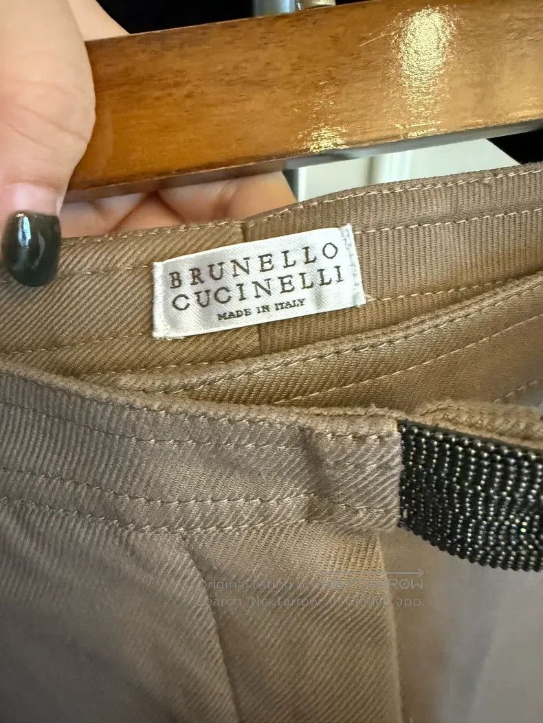 Brunello Cucinelli Brunello Cucinelli Women's trousers Size 26" / US 2 / IT 38 - 2 Thumbnail