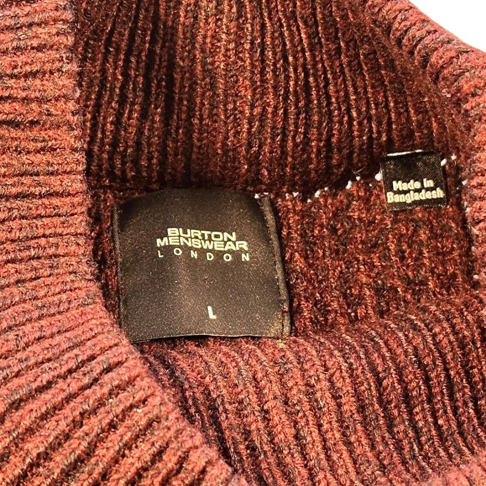 Burton Burton Menswear Jumper Men's UK Size L Red Long Sleeve Size US L / EU 52-54 / 3 - 6 Thumbnail
