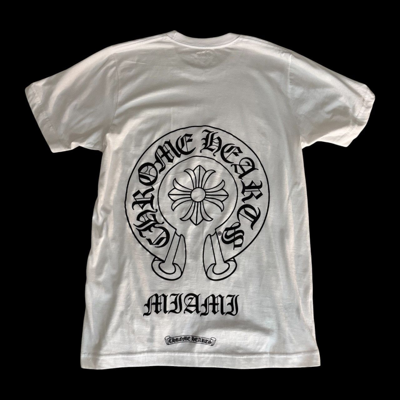 Chrome Hearts Miami Horseshoe Logo T-Shirt
