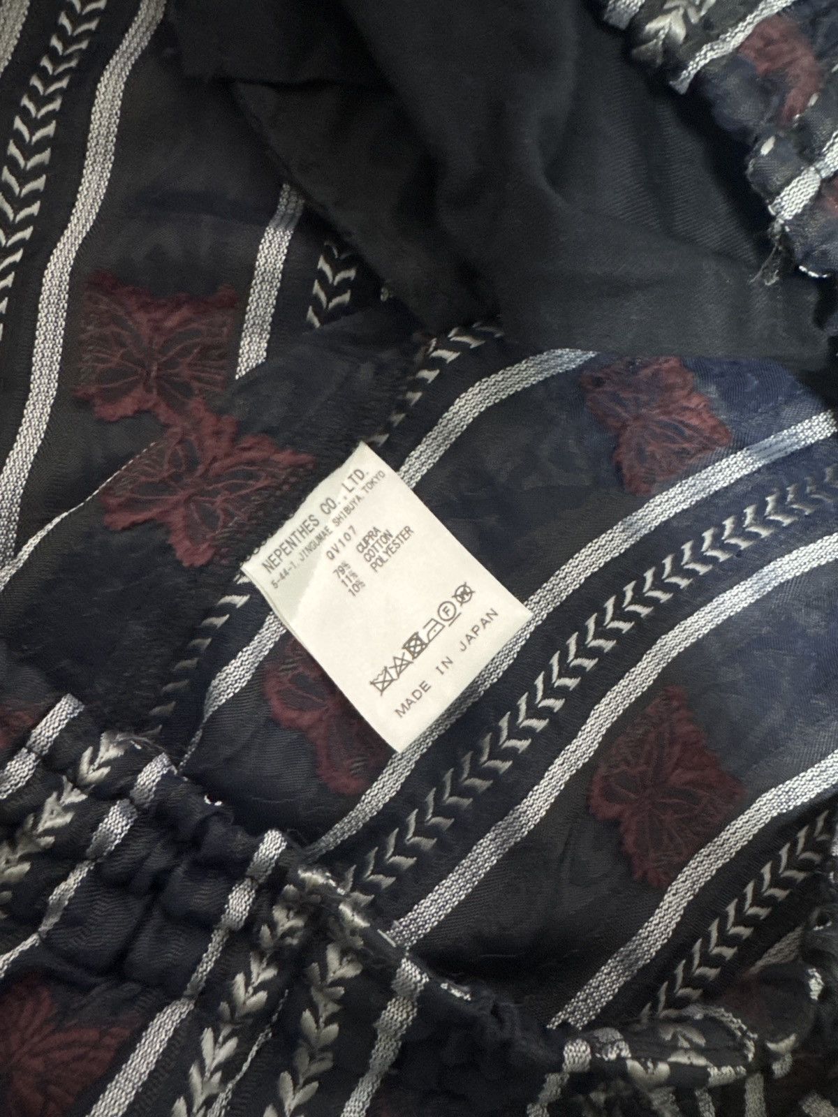 Needles HD Papillon Stripe Jacquard Pants Size US 30 / EU 46 - 6 Thumbnail