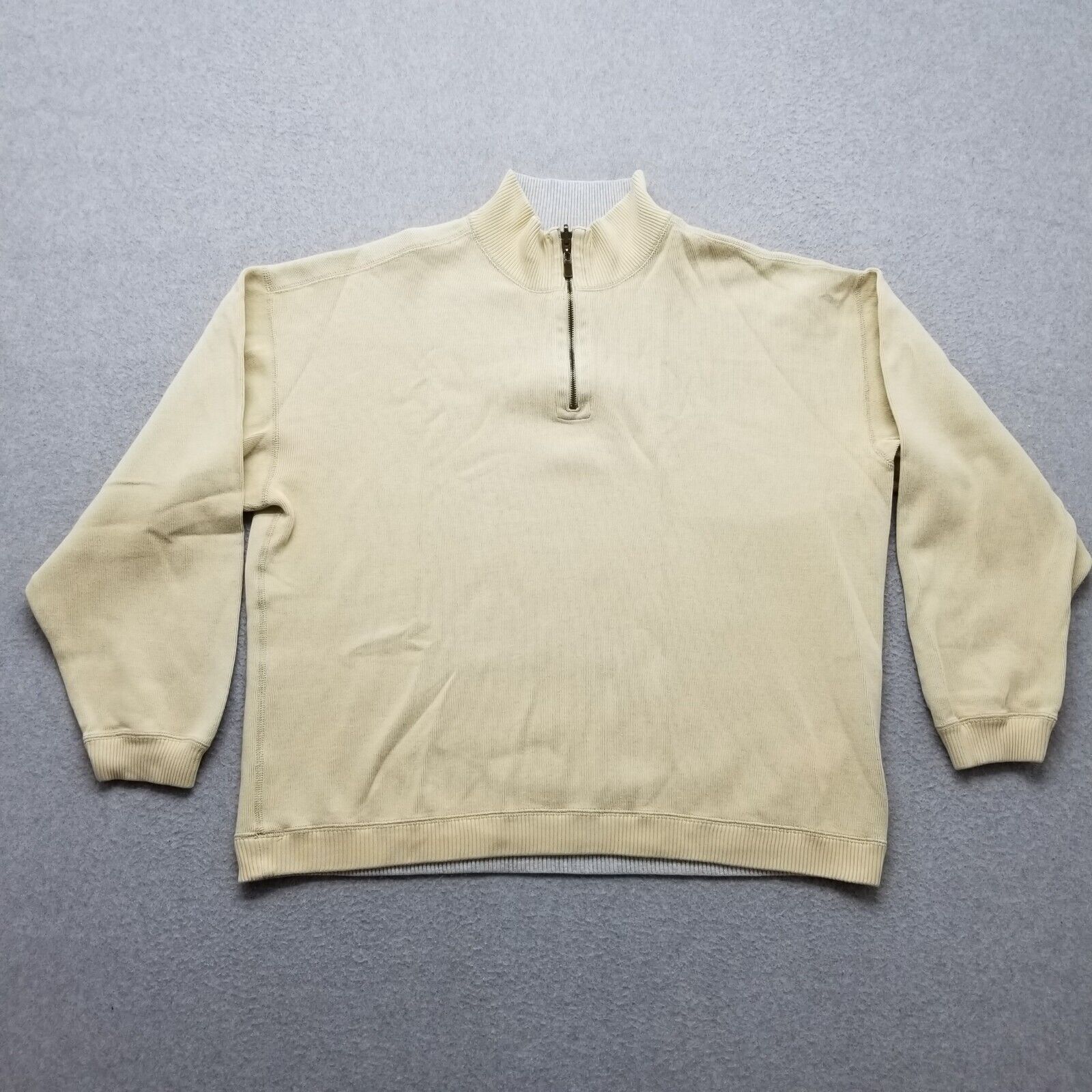 Tommy Bahama Tommy Bahama Sweater 2XL Long Sleeve Pullover Mock Neck Zip Size US XXL / EU 58 / 5 - 1 Thumbnail