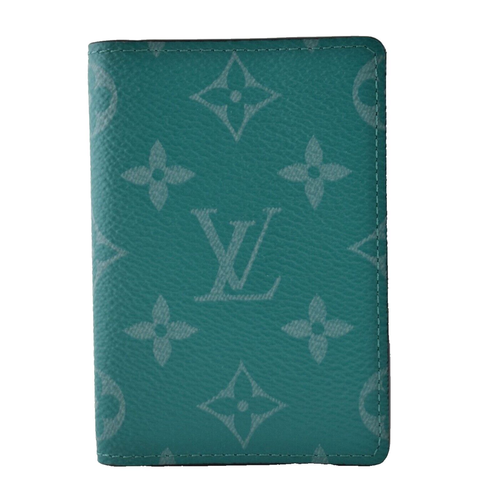Louis Vuitton Louis Vuitton Taiga Taigarama Logo Pocket Organizer Wallet Size ONE SIZE - 1 Thumbnail