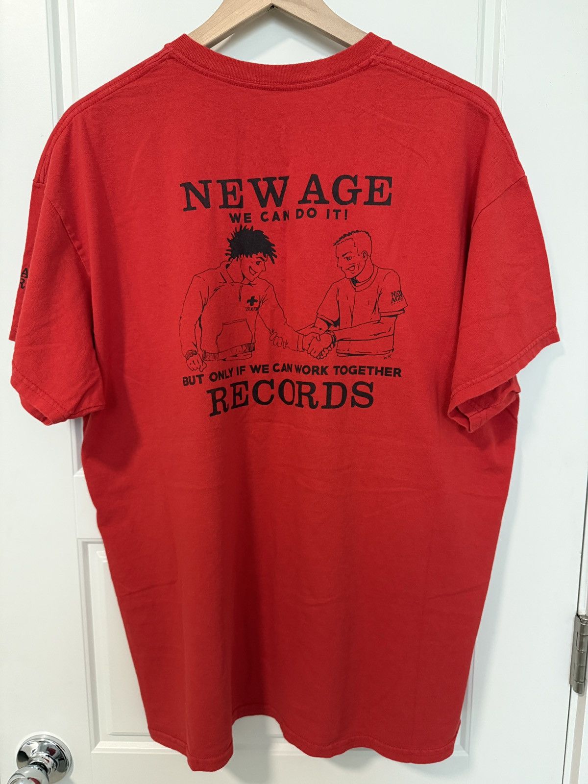 Vintage NEW AGE RECORDS straight edge Size US XL / EU 56 / 4 - 4 Thumbnail