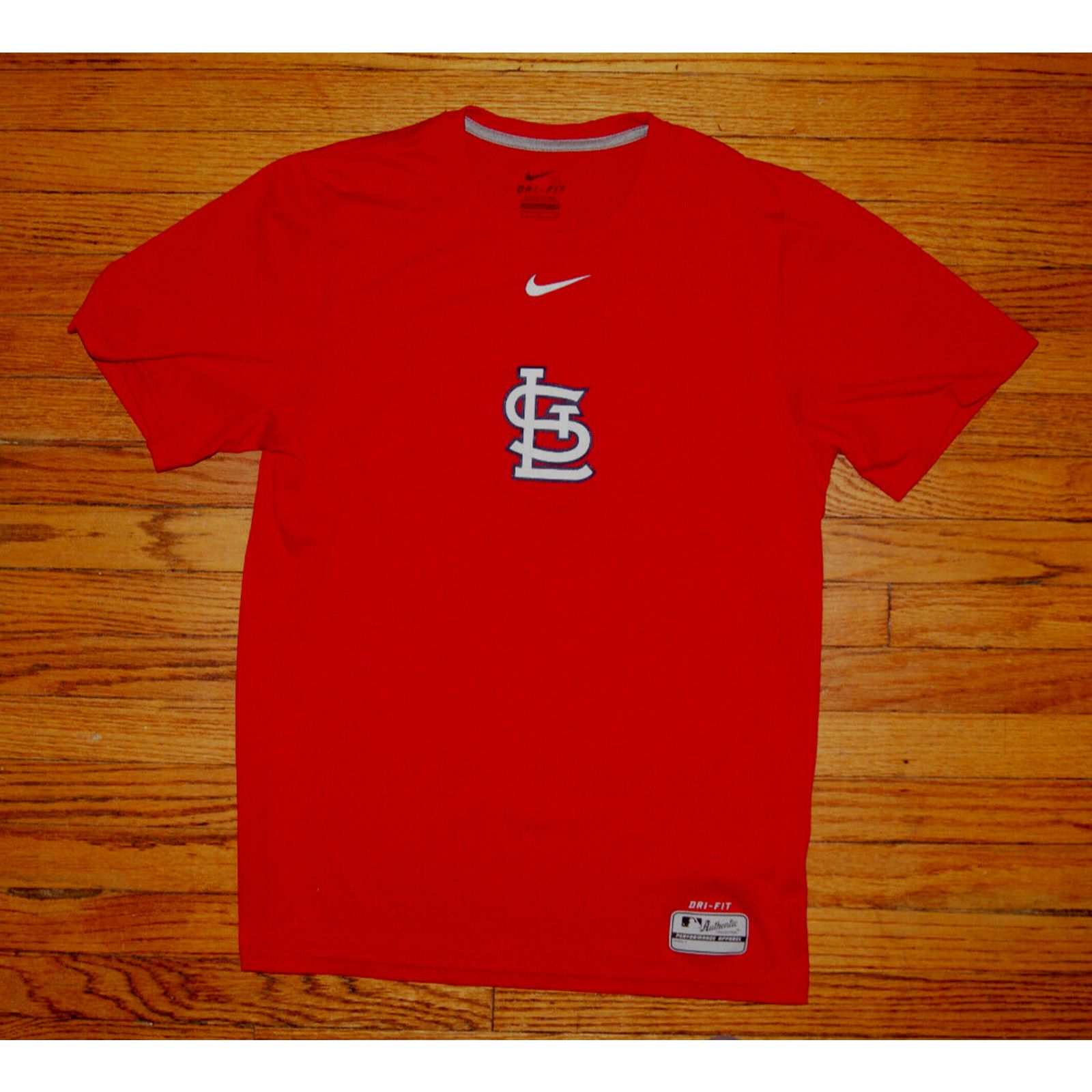 Nike Nike St Louis Cardinals Shirt Adult S Swoosh Dri Fit Mens Size US S / EU 44-46 / 1 - 3 Thumbnail