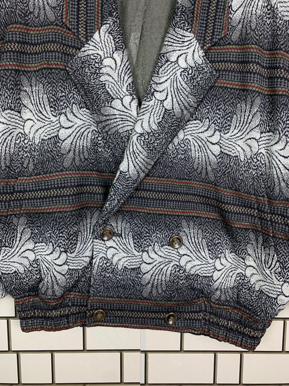Designer × Japanese Brand × Vintage Vintage Prio Alegre Flora Design Jacket Size US L / EU 52-54 / 3 - 6 Thumbnail