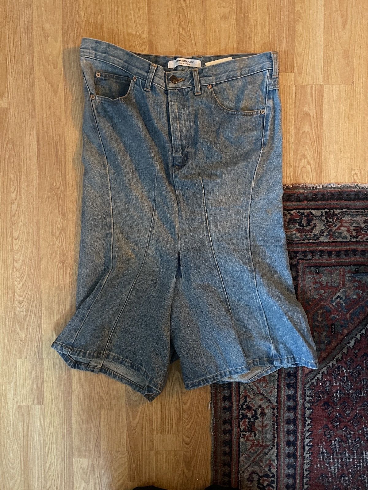 Junya Watanabe Junya Watanabe Comme des Garcons Asymmetrical Hip hung Denim Size 30" / US 8 / IT 44 - 1 Thumbnail