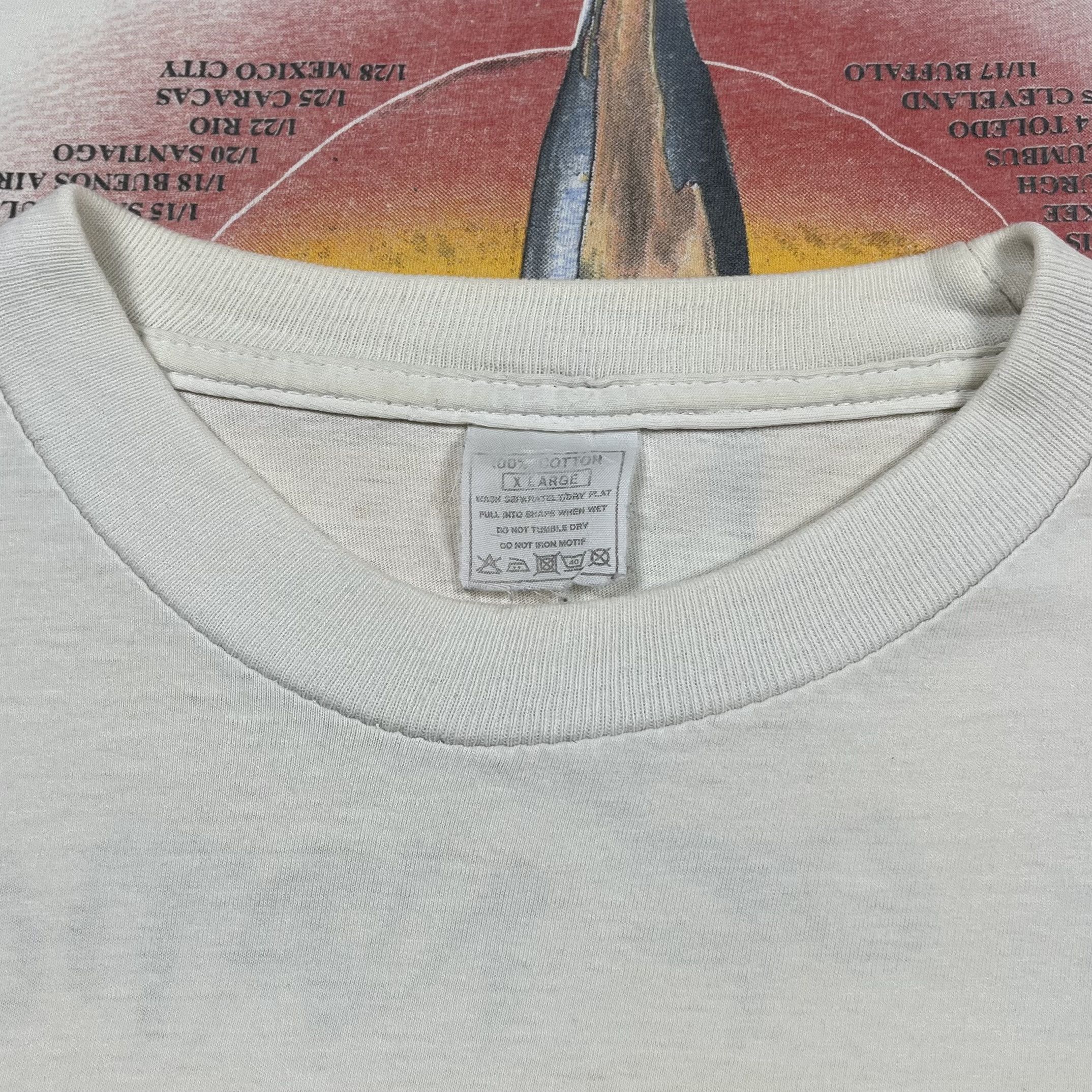 Band Tees Vintage Robert Plant “Fate Of Nations” Tour T Shirt 1993 Size US XL / EU 56 / 4 - 9 Thumbnail