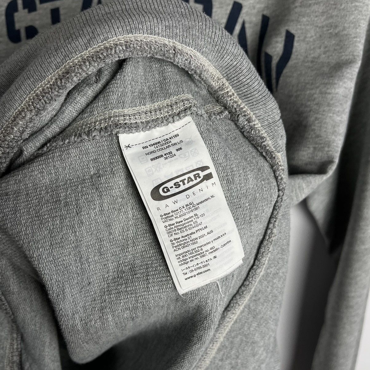 G-Star G-Star Raw Avant Garde Sweatshirt Y2K Men’s Size M Gray Top Size US M / EU 48-50 / 2 - 12 Thumbnail