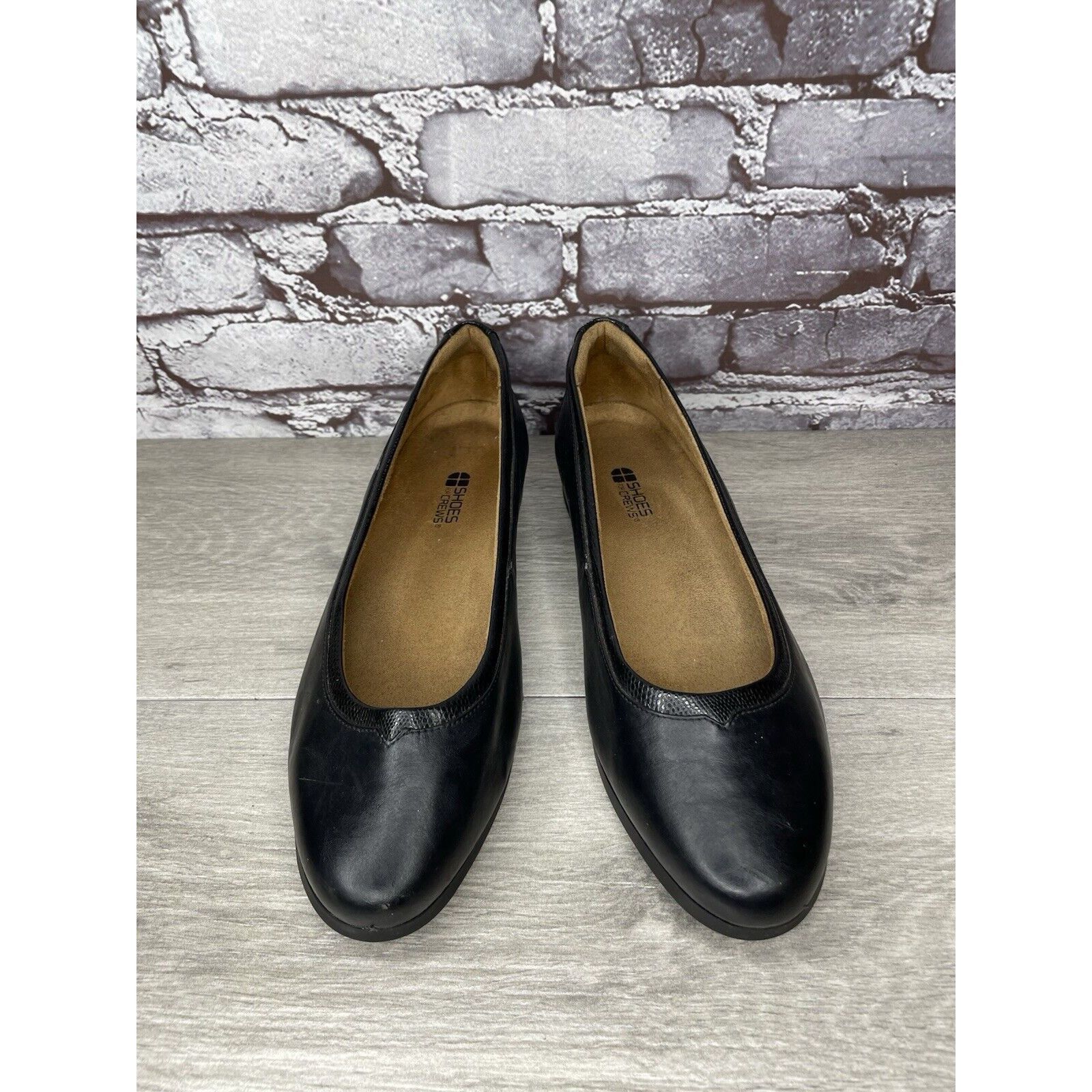 Other Shoes For Crews 55315 Reese Black Leather Work Slip Flats Wo Size US 11 / IT 41 - 9 Thumbnail