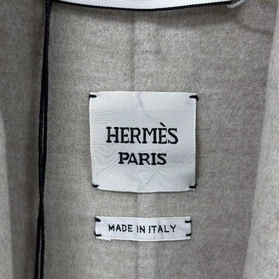 Hermes Hermès Oatmeal Cashmere Lapel Coat 32 Size XXS / US 00 / IT 34 - 4 Thumbnail