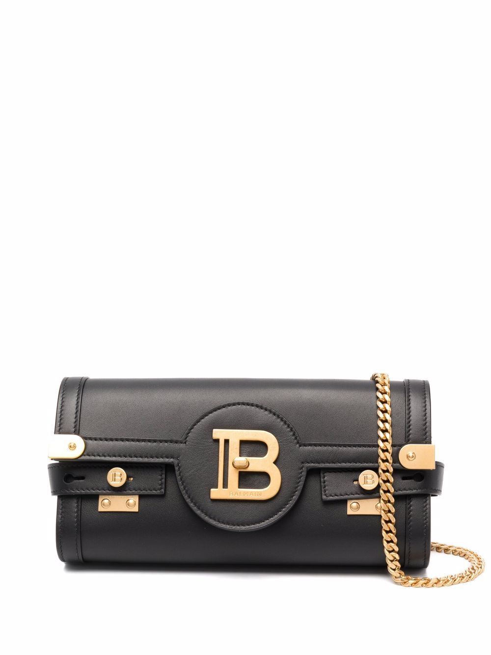 Balmain B-BUZZ 23 LEATHER CROSSBODY BAG Size ONE SIZE - 1 Thumbnail