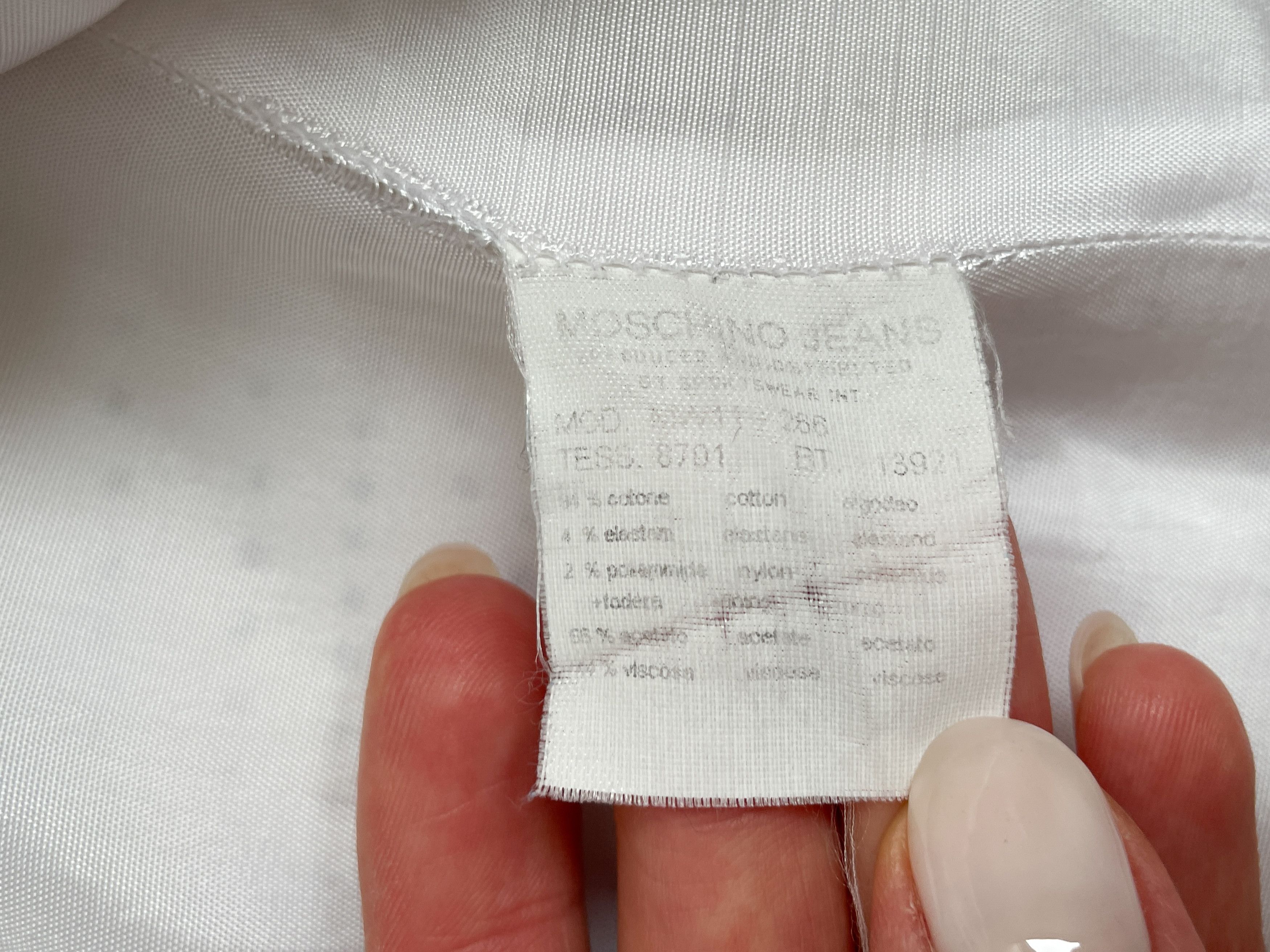 Moschino white blazer Size S / US 4 / IT 40 - 7 Thumbnail