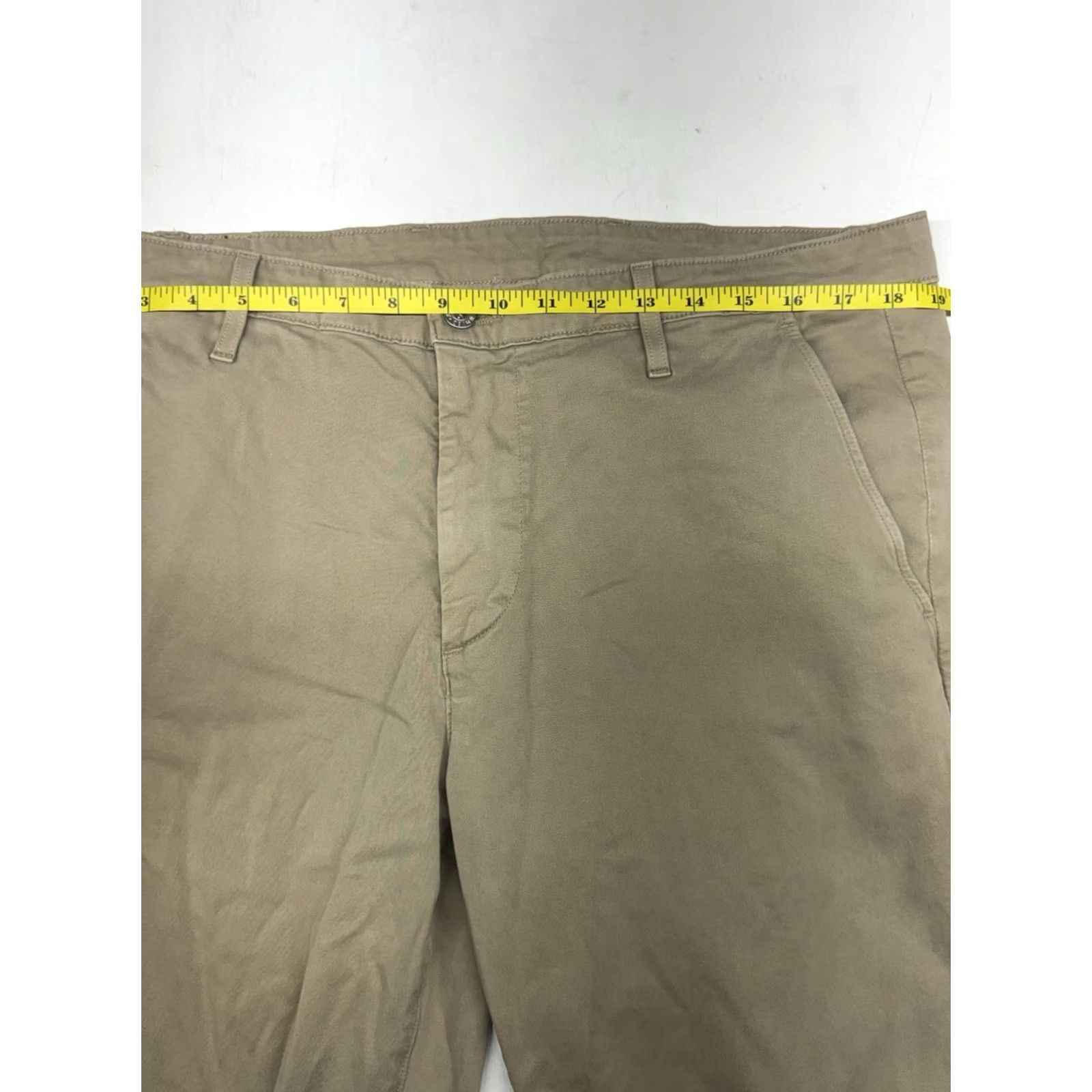 Vintage AG Adriano Goldschmied The Lux Khaki Pants Mens 36x28 Brown Tailored Trouser Size US 36 / EU 52 - 6 Thumbnail