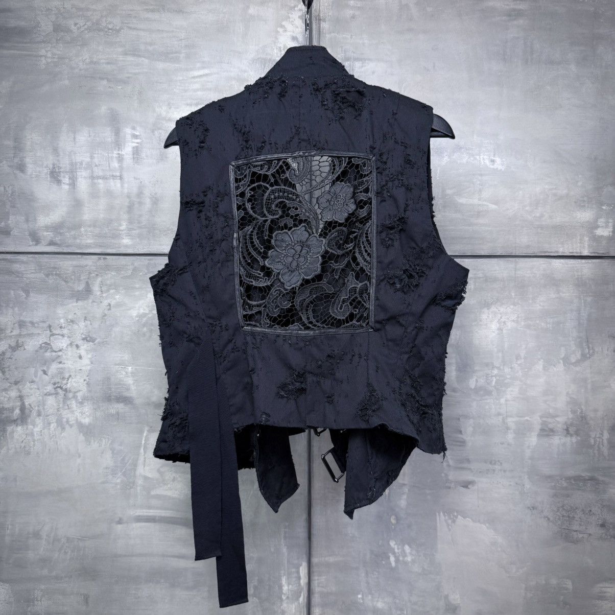 Ann Demeulemeester Distressed suit XS-M Size 44S - 3 Thumbnail