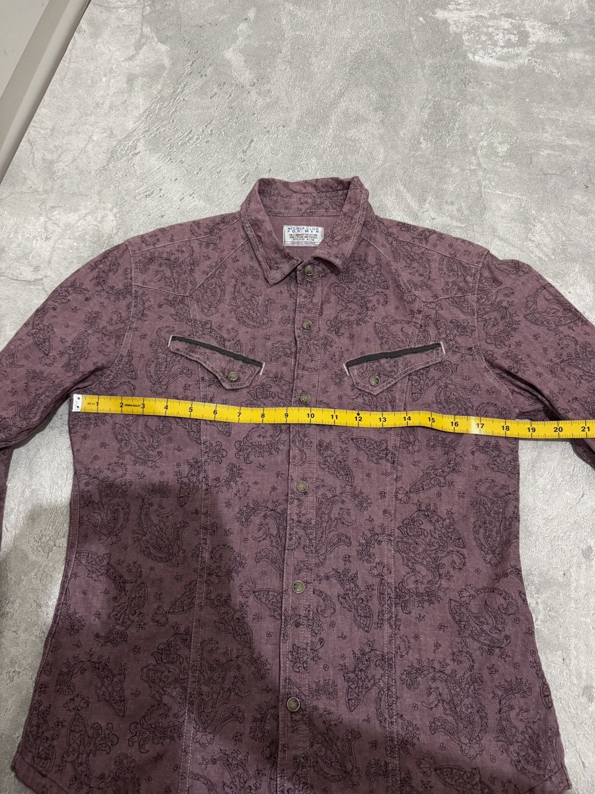Nicole Club Y2k Nicole Club For Men Paisley shirt Size US M / EU 48-50 / 2 - 9 Thumbnail