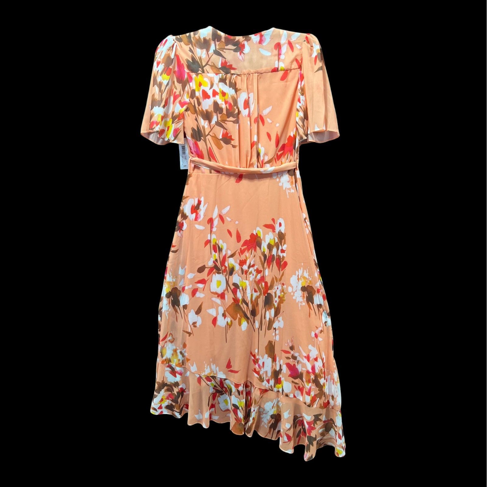 Other Premier Amour - Women's Short Sleeve Floral Midi Fit + Flare Size XS / US 0-2 / IT 36-38 - 4 Thumbnail