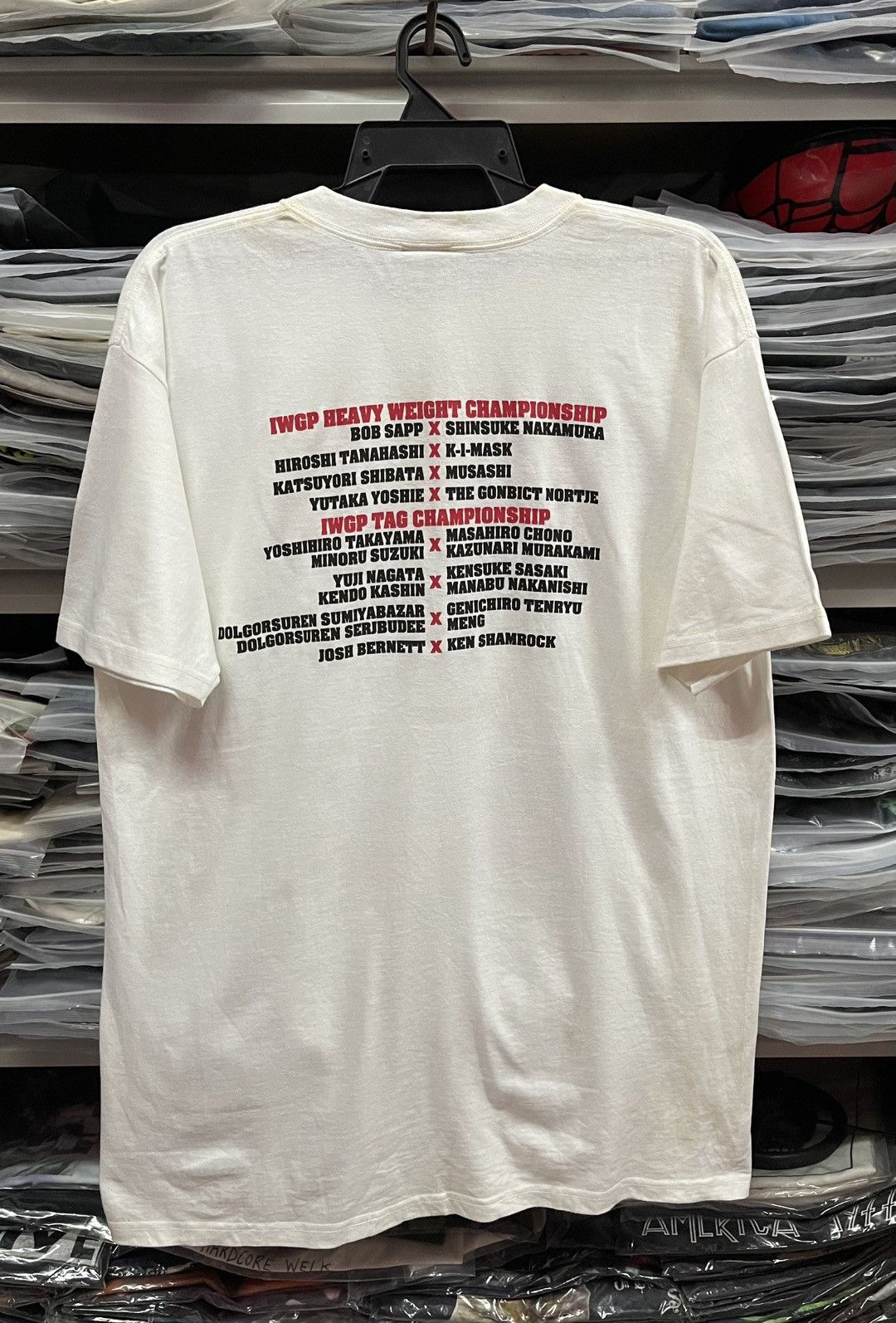 Band Tees × Japanese Brand Vintage Y2K Deadstock New Japan Pro-Wrestring🔥🔥🔥 Size US L / EU 52-54 / 3 - 5 Thumbnail