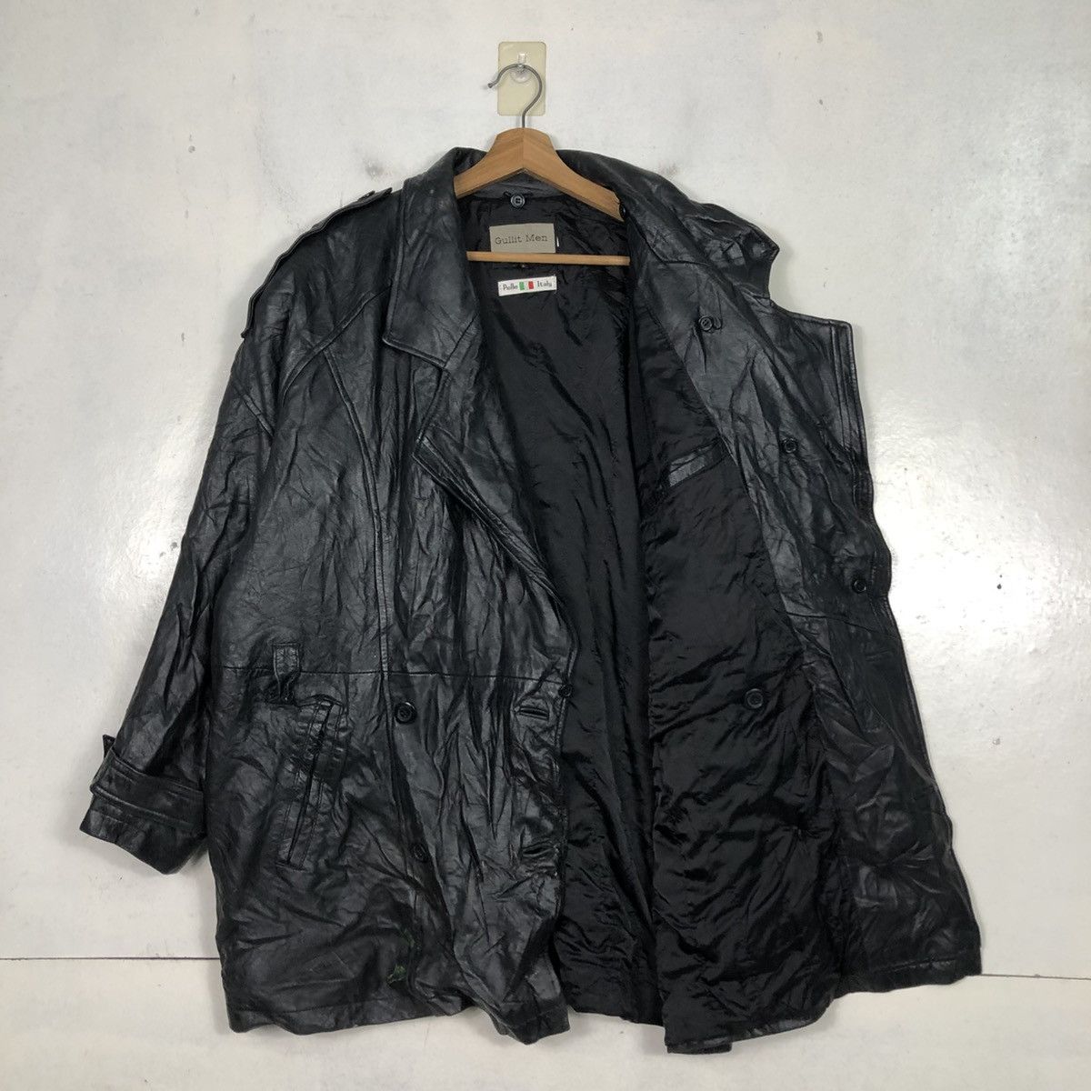 Pelle Pelle 📌Vintage Biker Leather Jacket Gullit Men Issey Miyake Size US M / EU 48-50 / 2 - 13 Thumbnail
