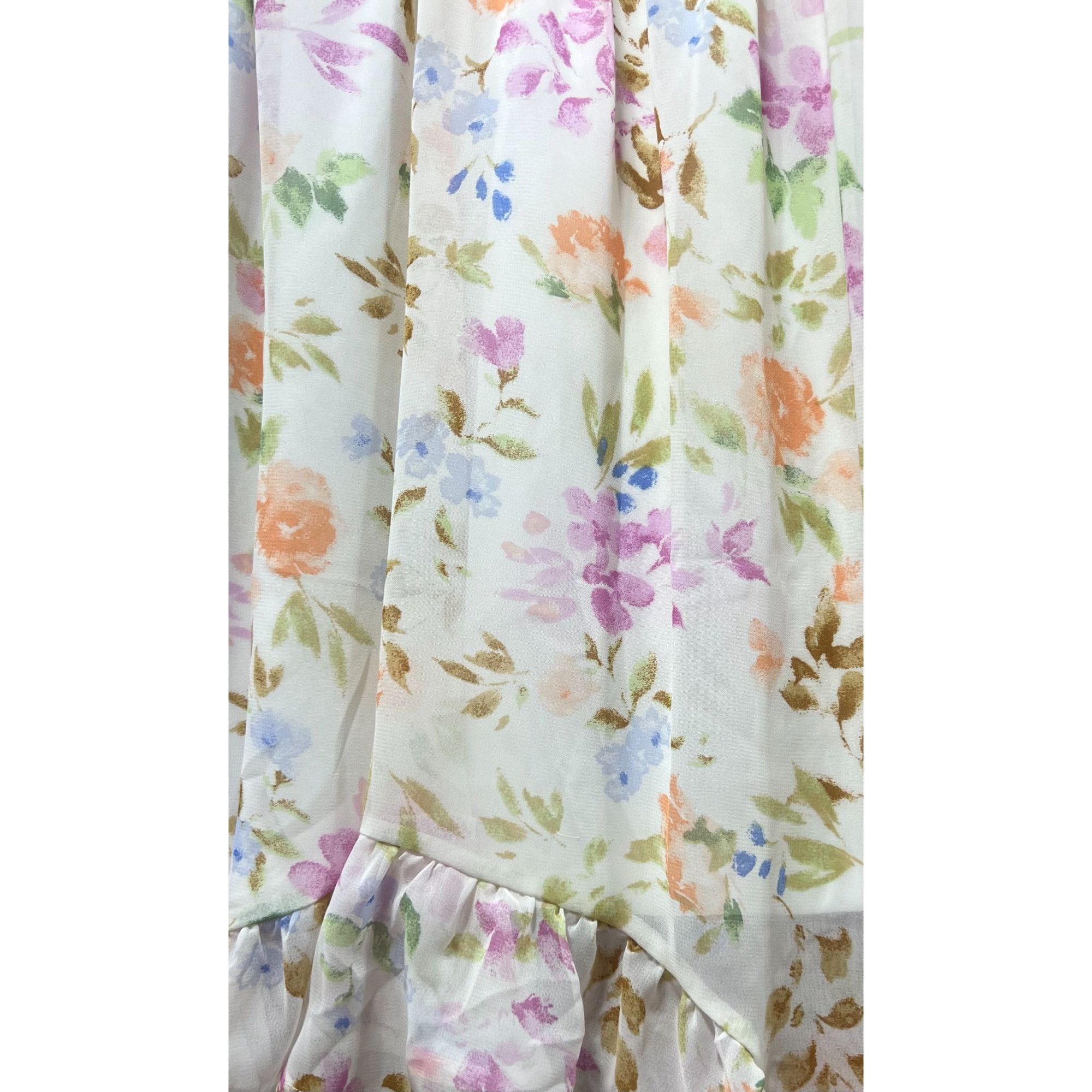 rue21 Rue 21 - Women's Summer Sleeveless High Low Hem Ruffle Flora Size XXS / US 00 / IT 34 - 11 Thumbnail