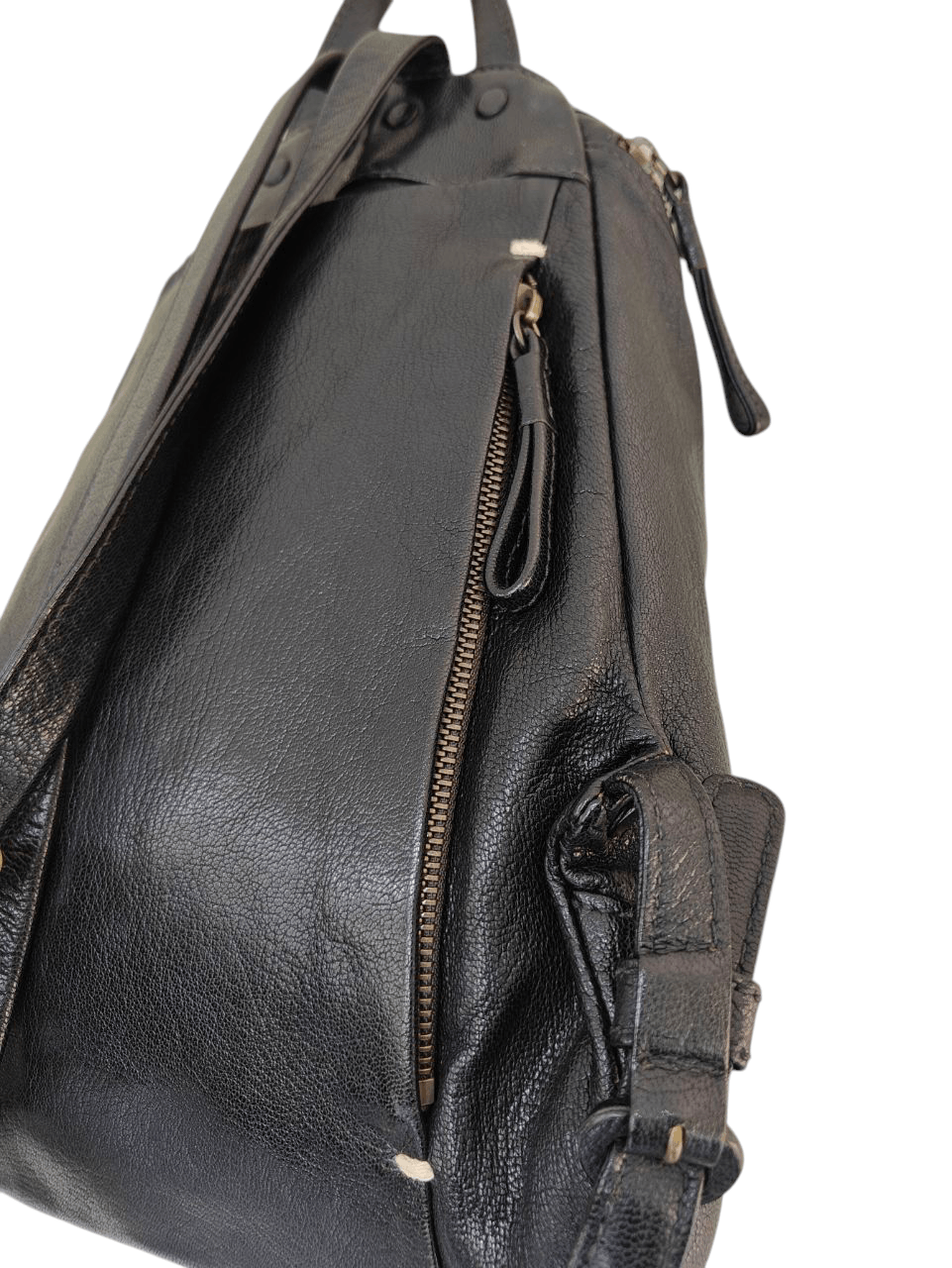 Japanese Brand Japan Genten Leather Backpack Size ONE SIZE - 2 Thumbnail