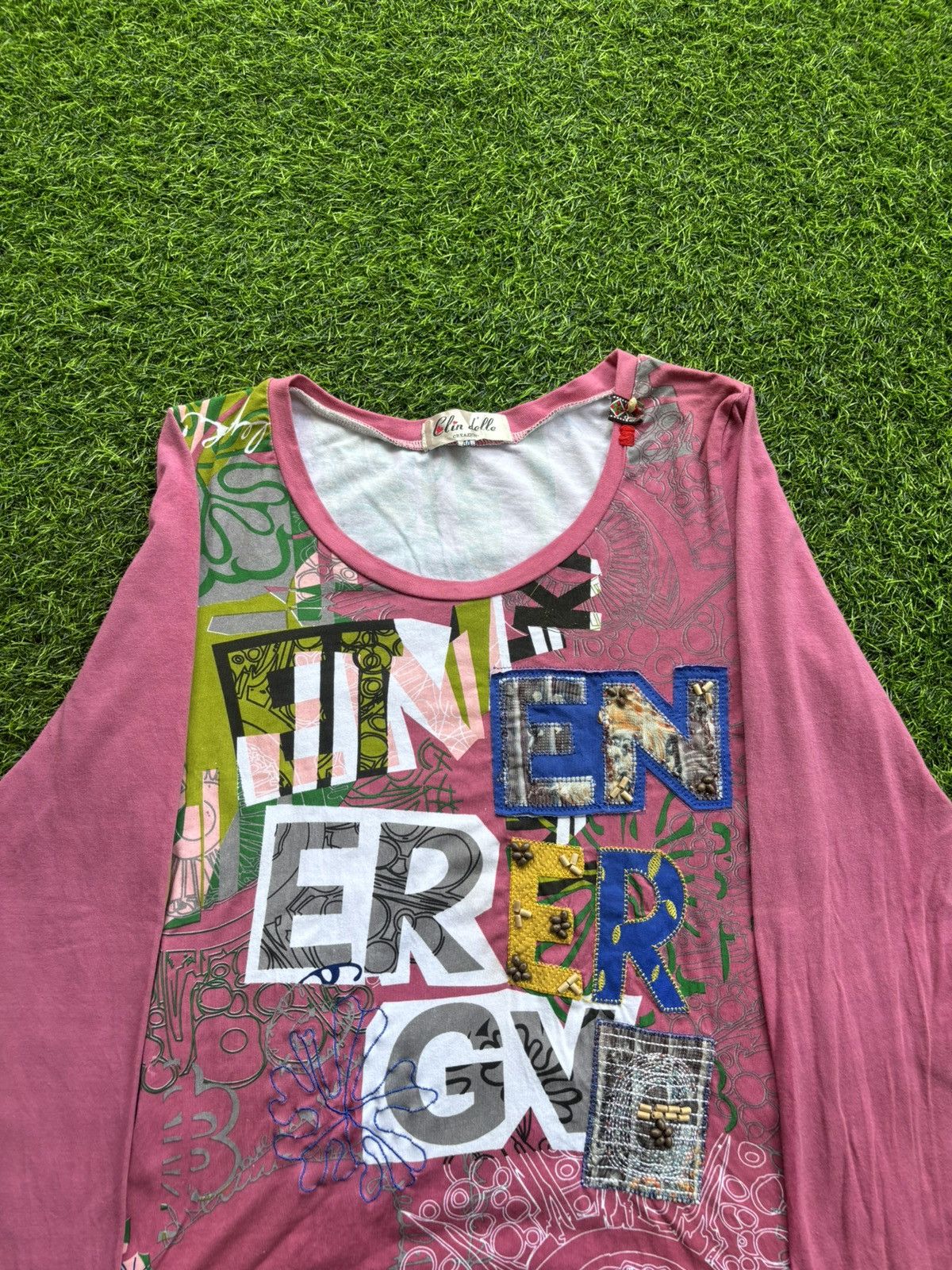 Hysteric Glamour Y2k Colin Delle Creazioni Full Print Women's Longsleeve Size M / US 6-8 / IT 42-44 - 5 Thumbnail
