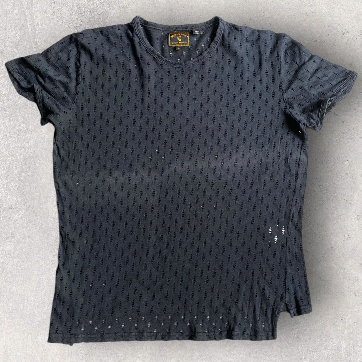 Vintage 1998 Laser Cut Distressed T Shirt