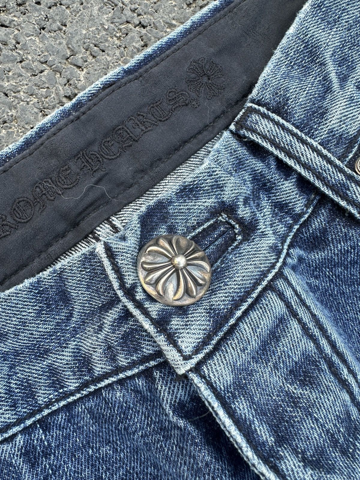 Chrome Hearts Chrome Hearts Blue Patch Jeans Size US 34 / EU 50 - 7 Thumbnail