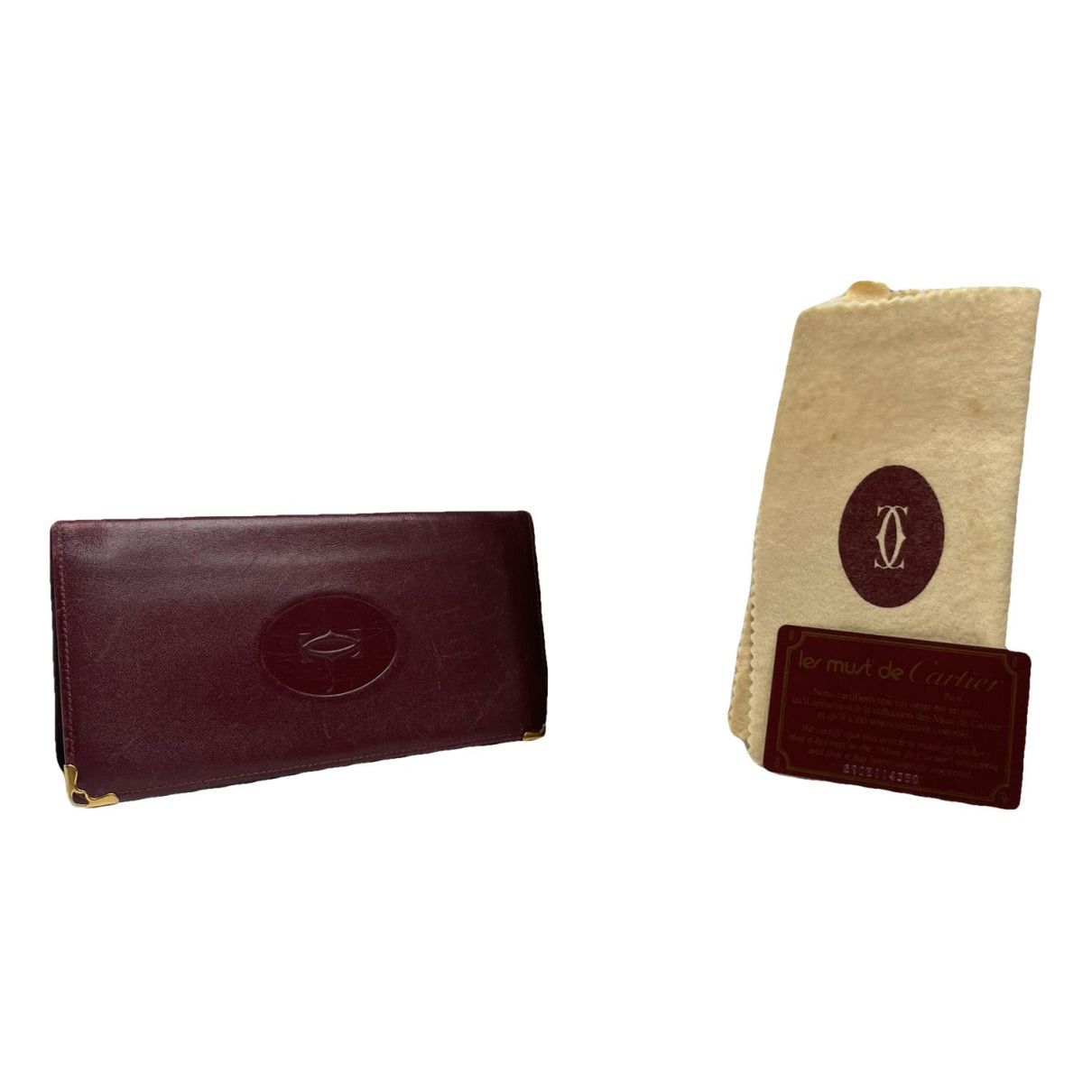 Cartier Burgundy Patent Leather Purse Size ONE SIZE - 1 Thumbnail