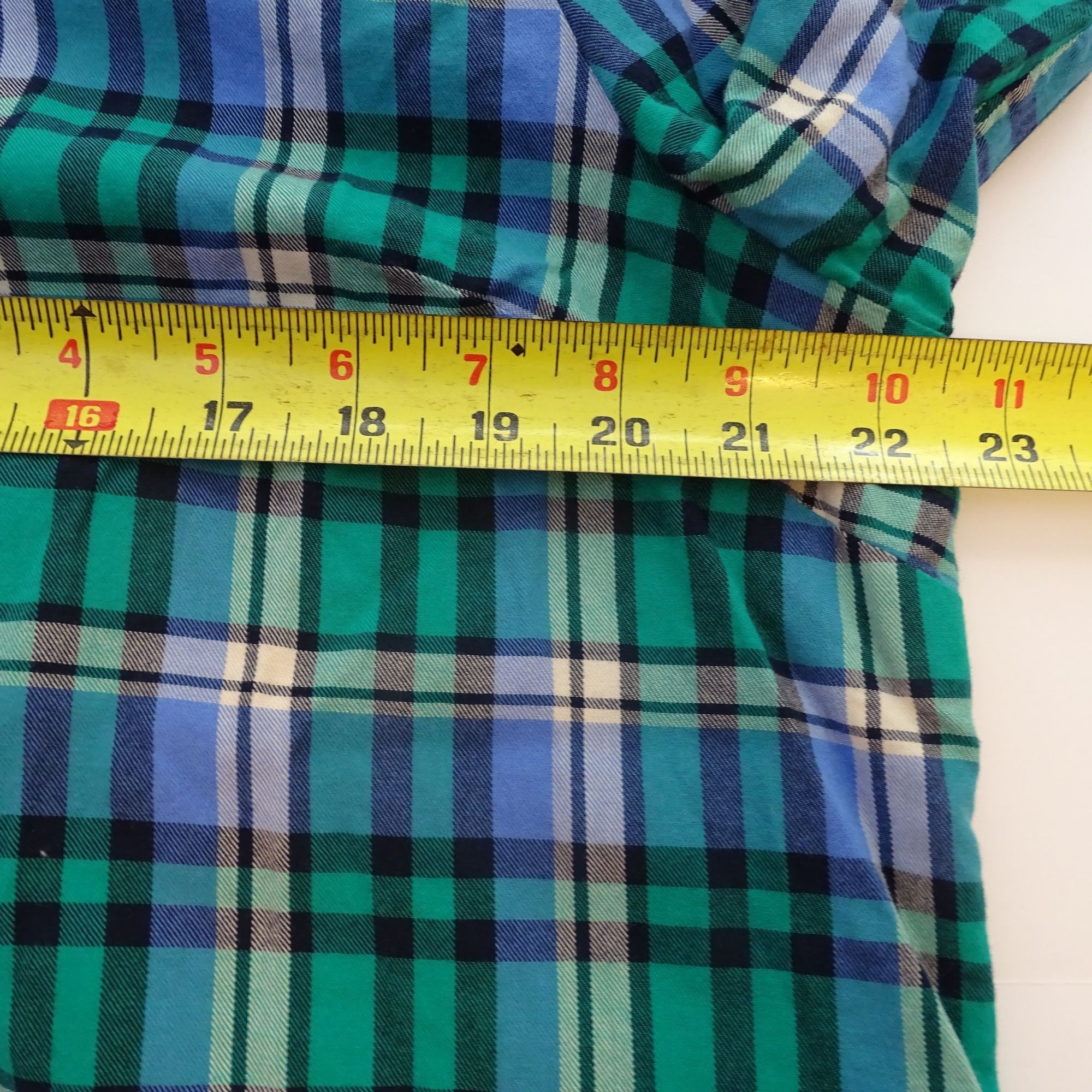 Talbots Talbots Women Green Plaid Button Up Shirt Petite Size XLP Size XL / US 12-14 / IT 48-50 - 7 Thumbnail