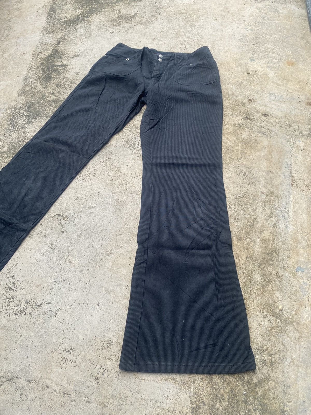 If Six Was Nine × Japanese Brand × United Colors Of Benetton Flare Jeans United Colour Of Benetton Corduroy Size US 28 / EU 44 - 2 Thumbnail