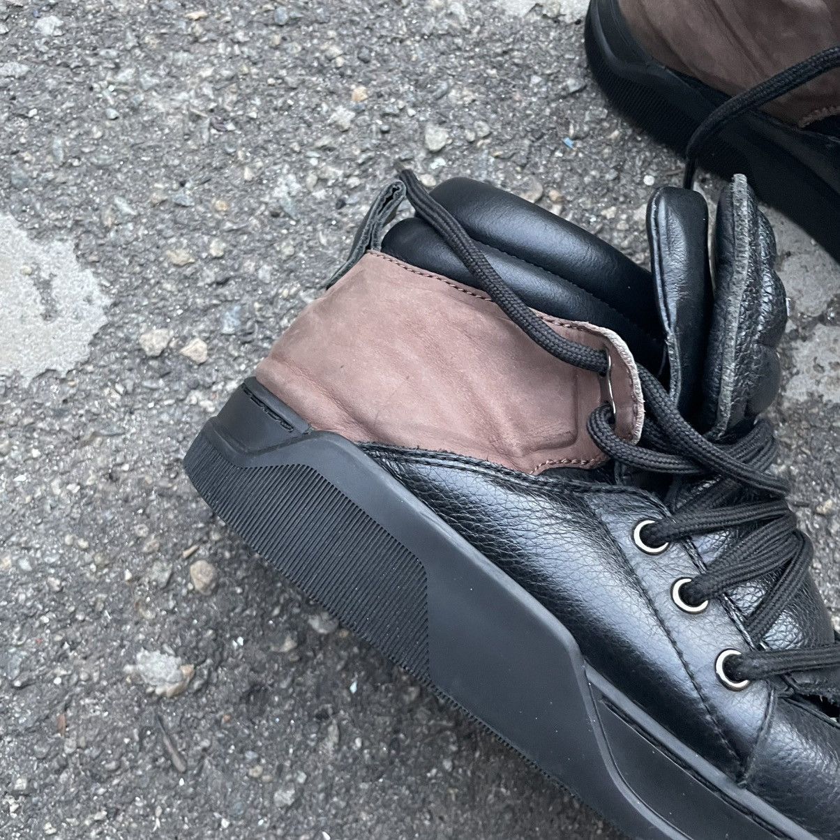 Dolce & Gabbana DOLCE GABBANA Sneakers High shoes boots leather isabel styl Size US 7.5 / EU 40-41 - 3 Thumbnail