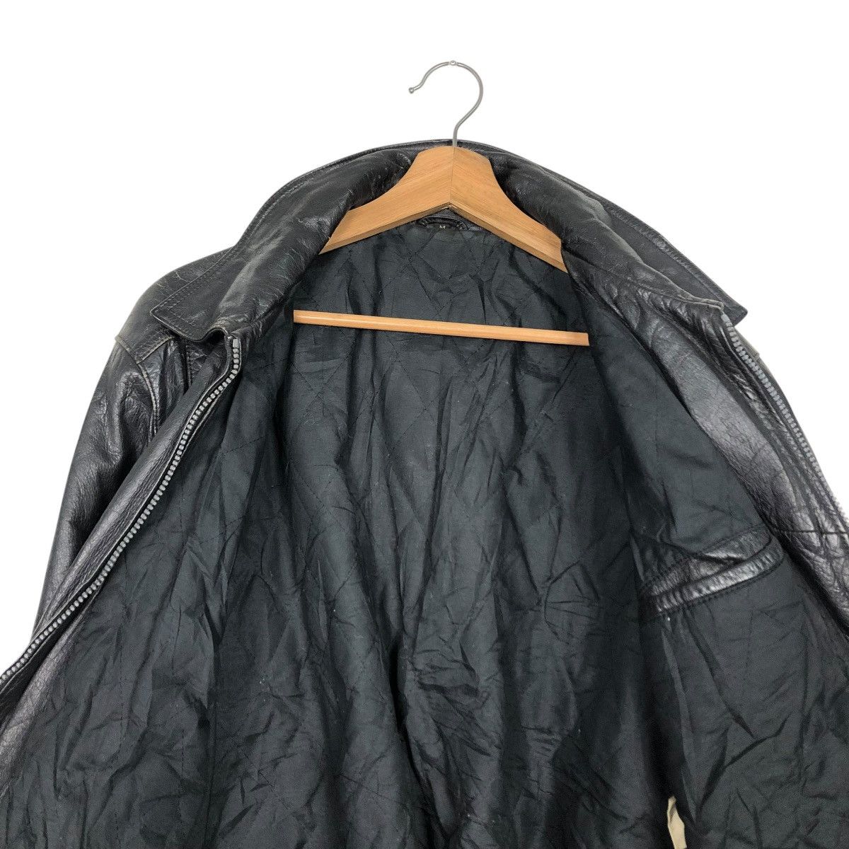 Japanese Brand 🔥VINTAGE BIKER LEATHER JACKET UNBRANDED ISSEY MIYAKE Size US M / EU 48-50 / 2 - 16 Thumbnail