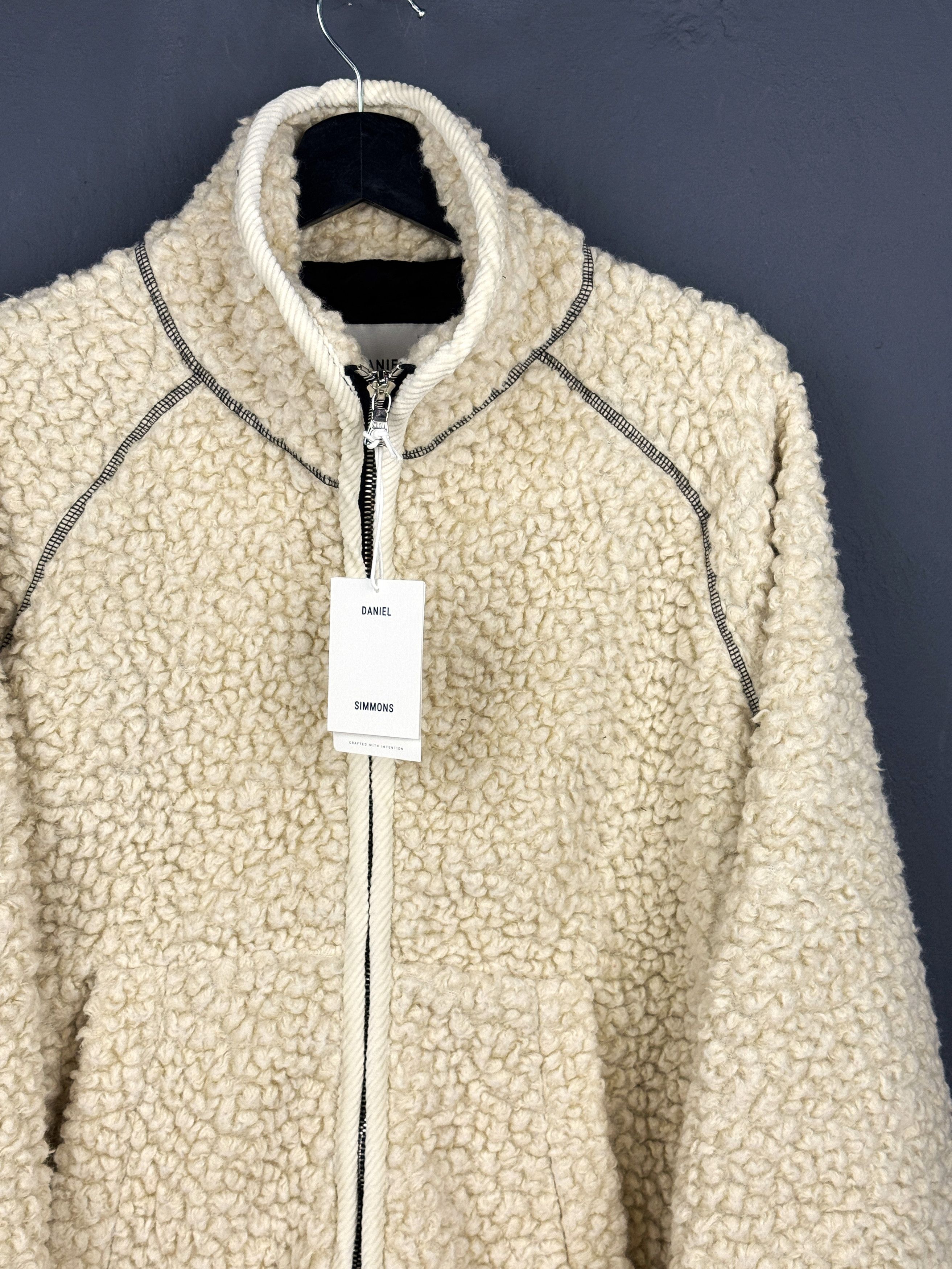Daniel Simmons Daniel Simmons Wool Zip Up Fleece Cream Jacket L Size US L / EU 52-54 / 3 - 3 Thumbnail