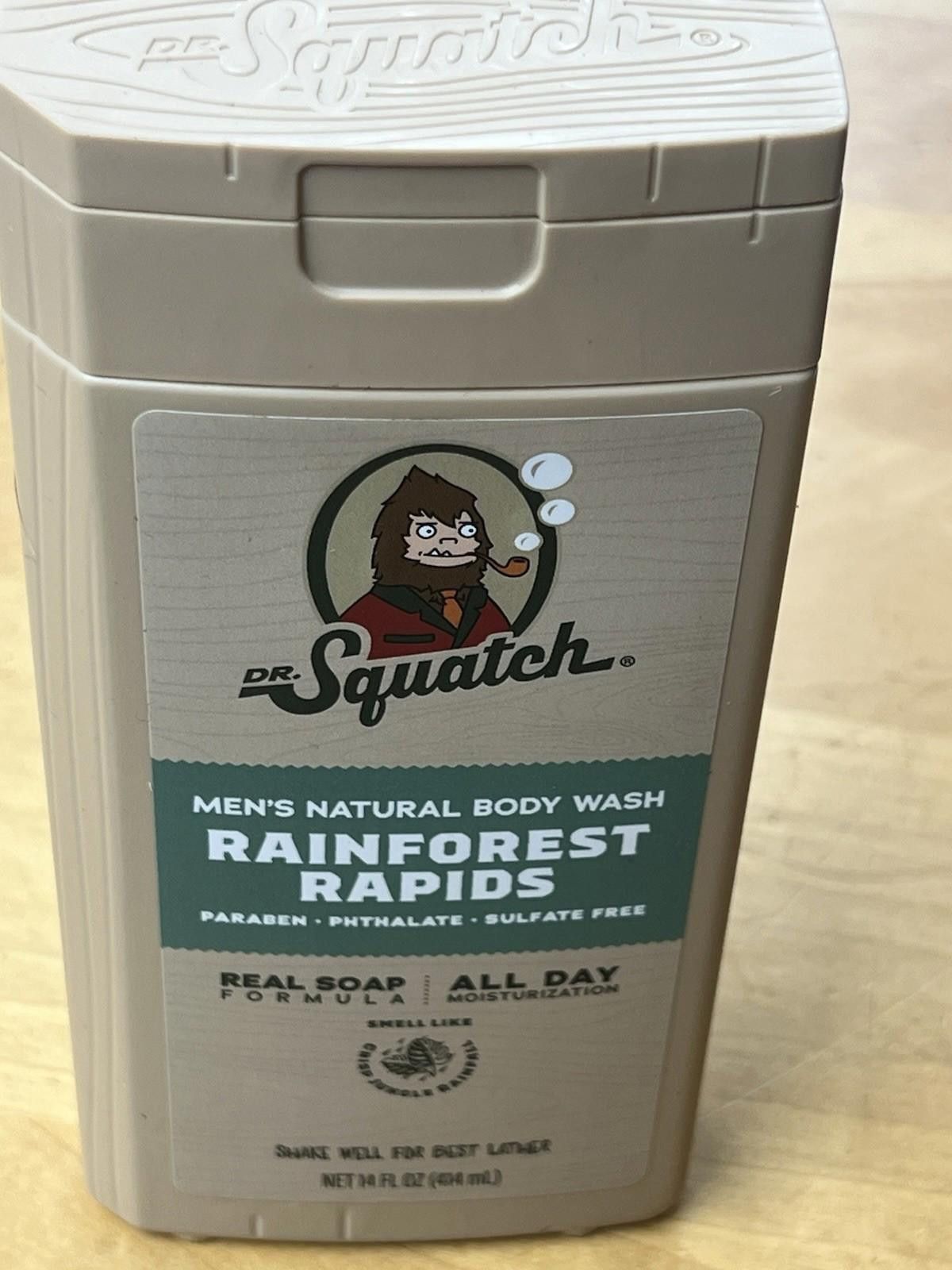 Other Dr. Squatch rainforest Rapids Men’s 14oz Natural Body Wash Size ONE SIZE - 3 Thumbnail
