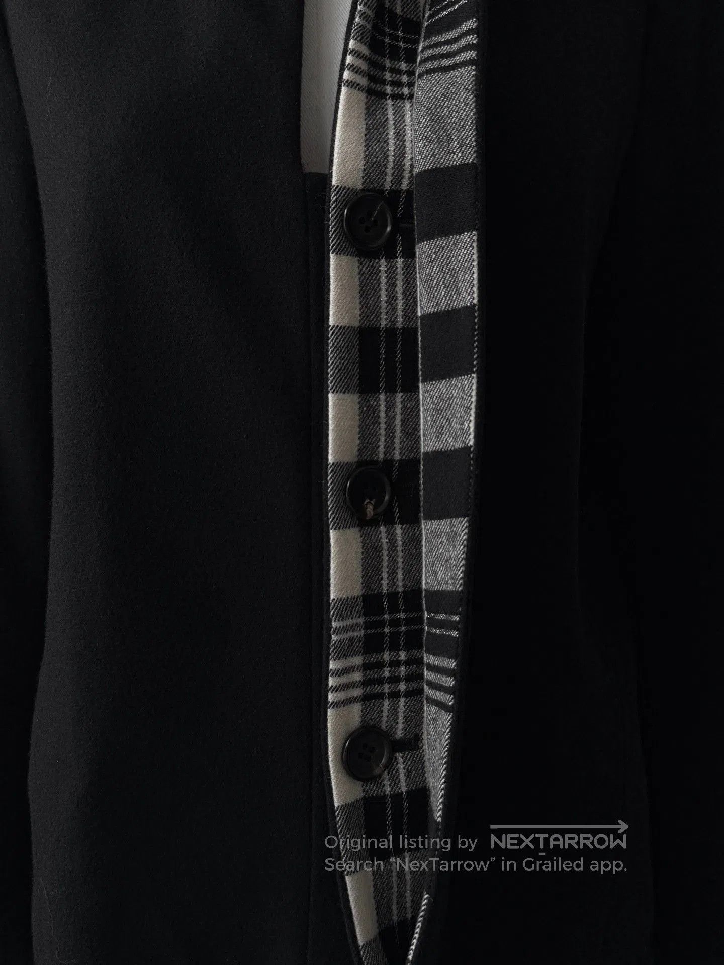 Yohji Yamamoto Yohji Yamamoto Noir 15AW Plaid Wool Jacket. Size US M / EU 48-50 / 2 - 3 Thumbnail
