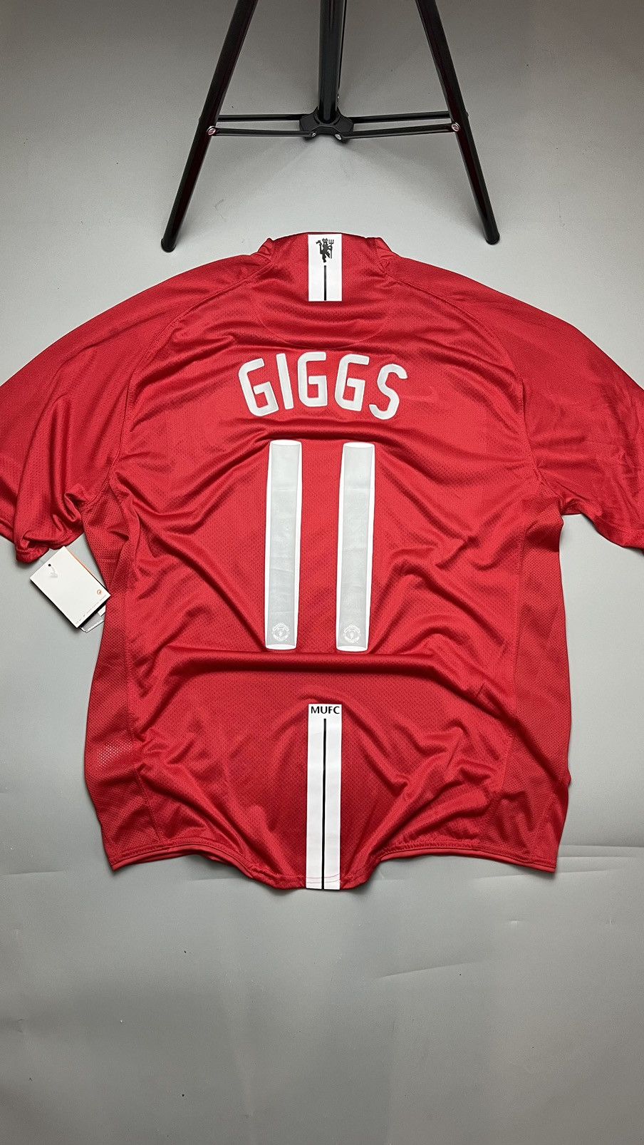 image of Jersey x Manchester United Final Champions League Manchester United 2007-08 Home Kit in Red (Size X