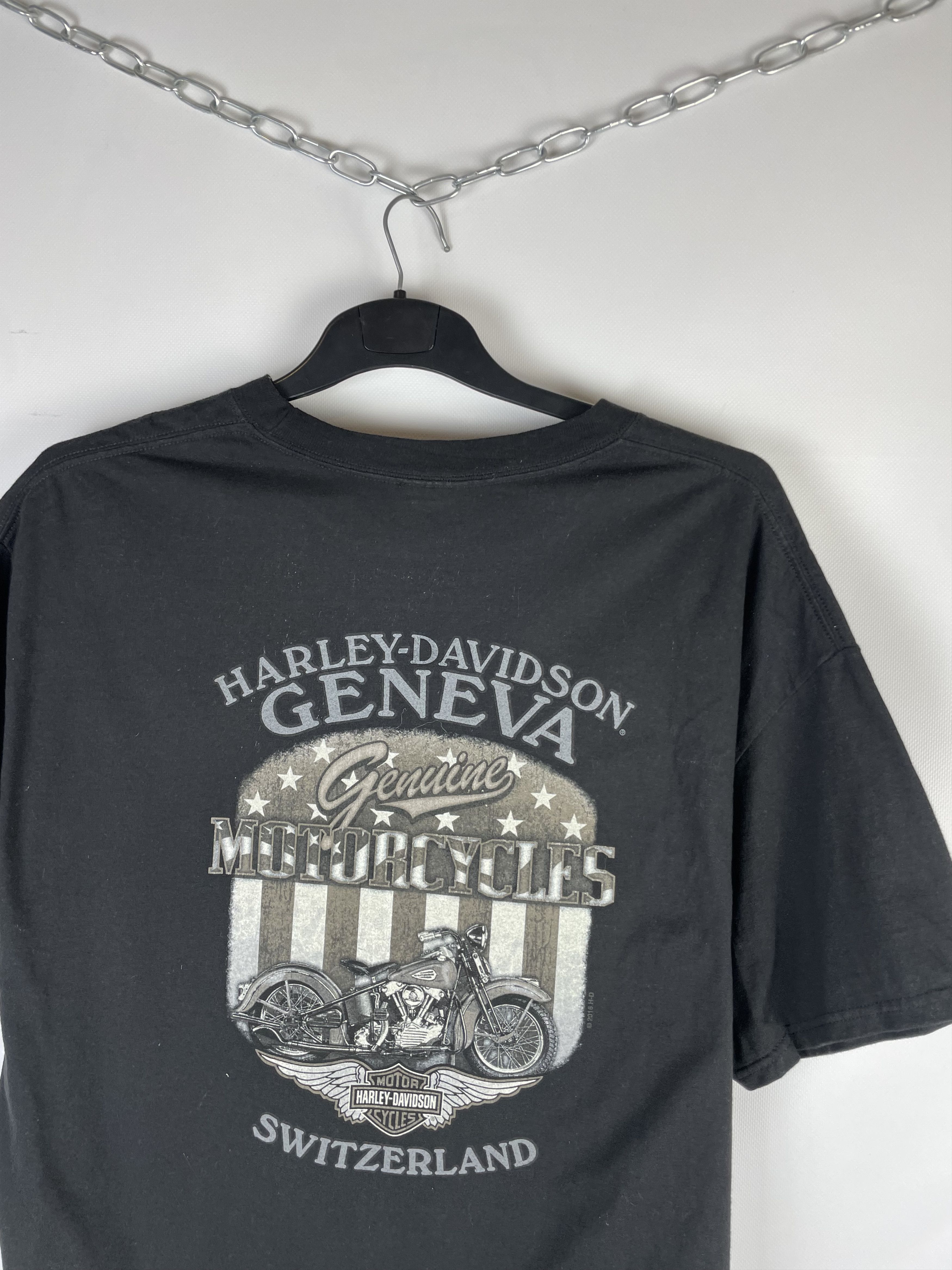 Harley Davidson Vintage HARLEY DAVIDSON Tee Graphic T Shirt Size US XL / EU 56 / 4 - 8 Thumbnail