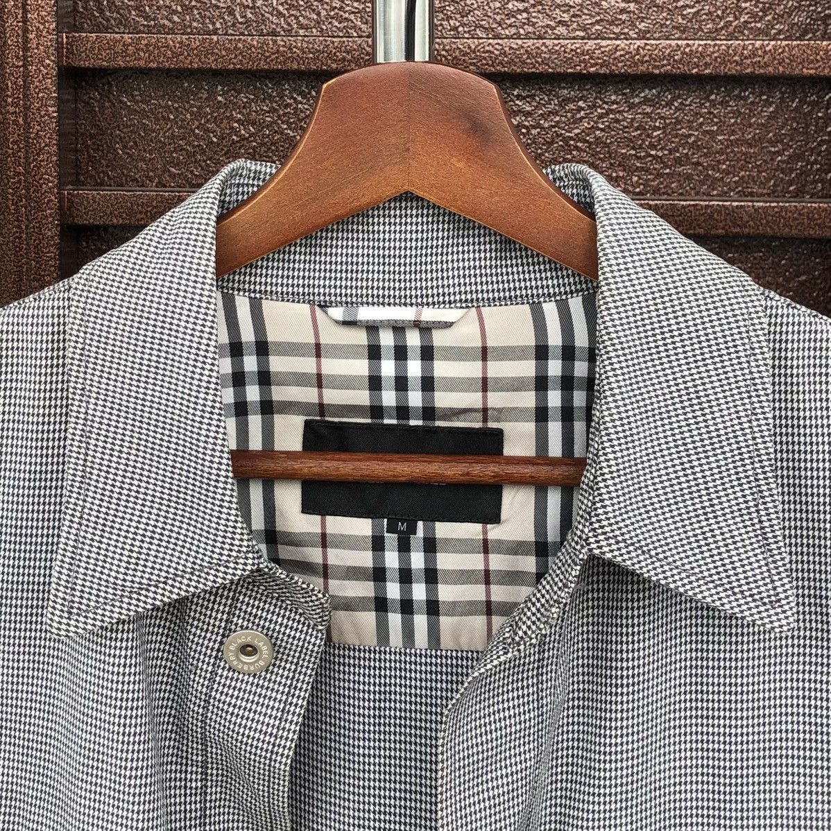 Burberry Burberry Black Label Houndstooth Trucker Jacket Size US M / EU 48-50 / 2 - 14 Thumbnail